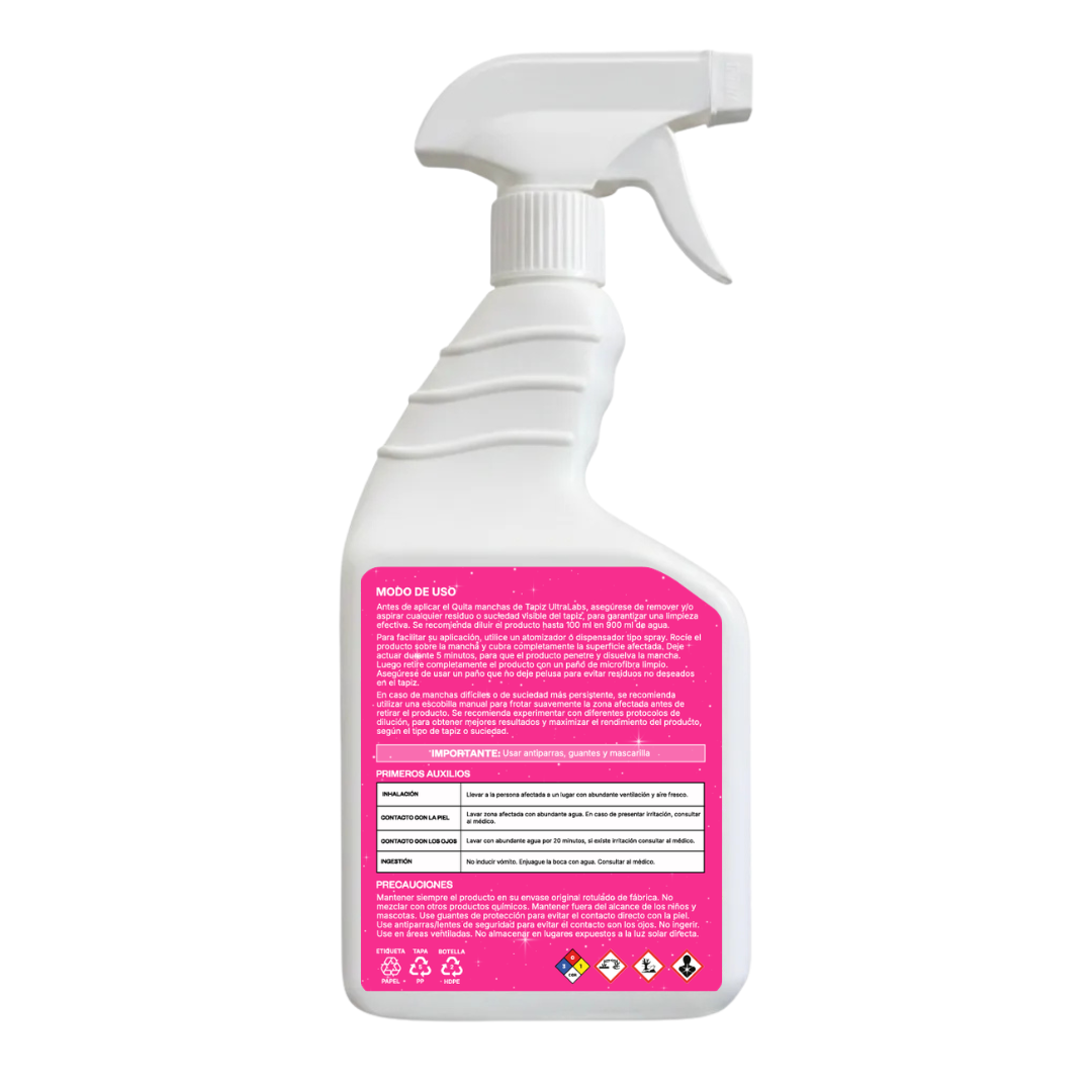 Quita Manchas de Tapiz y Alfombras Ultra Labs 750cc