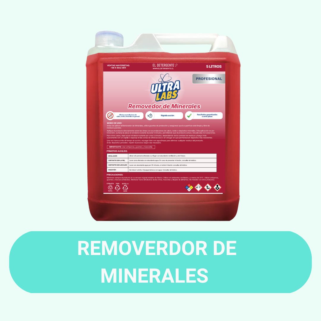 Removedor de Sarro + Removedor de Minerales 5 Litros Ultra Labs