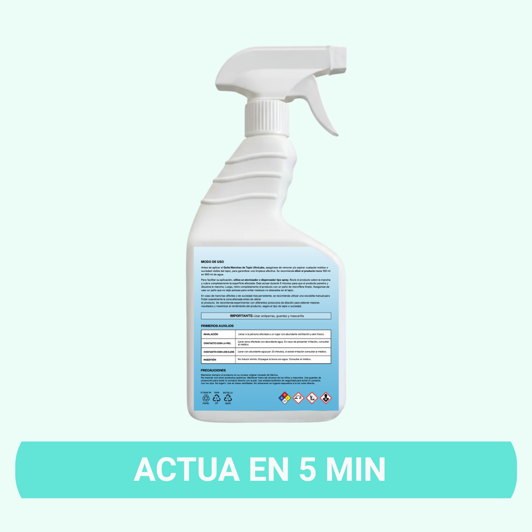 Quita Manchas de Tapiz y Alfombras Ultra Labs 750cc