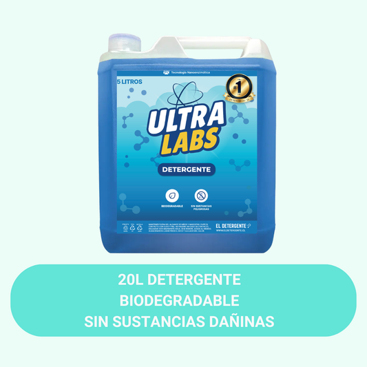 Pack Detergente 20 litros Ultra Labs