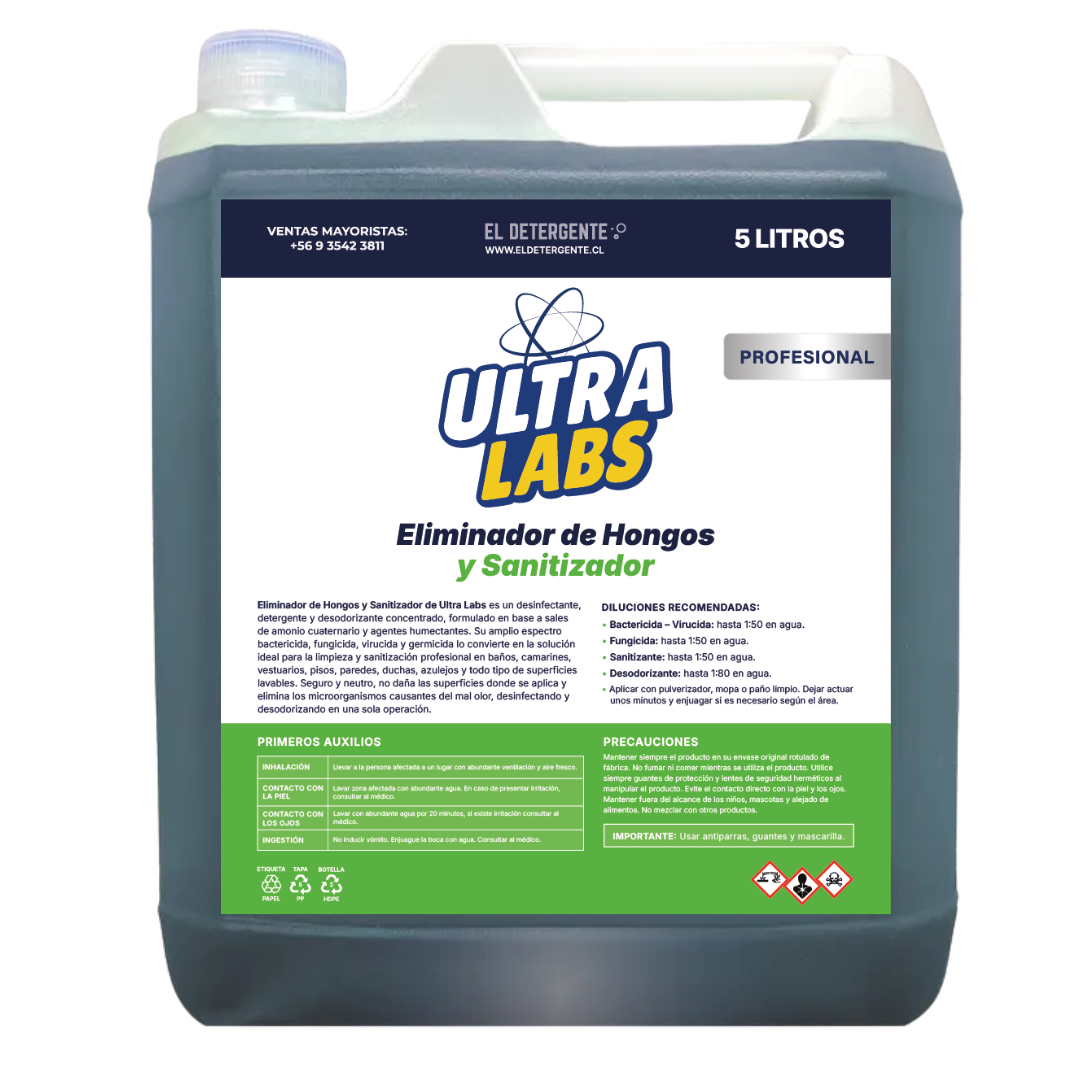 Sanitizante Eliminador de Hongos Ultra Labs 5L
