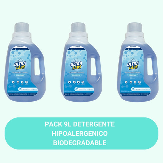 Pack Detergente 9L Ultra Labs Premium
