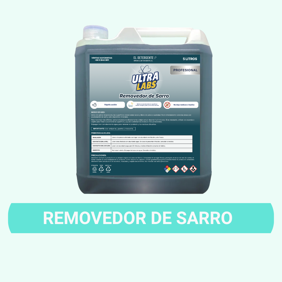 Desengrasante de Alto Poder 5 Litros + Removedor de Sarro 5 Litros