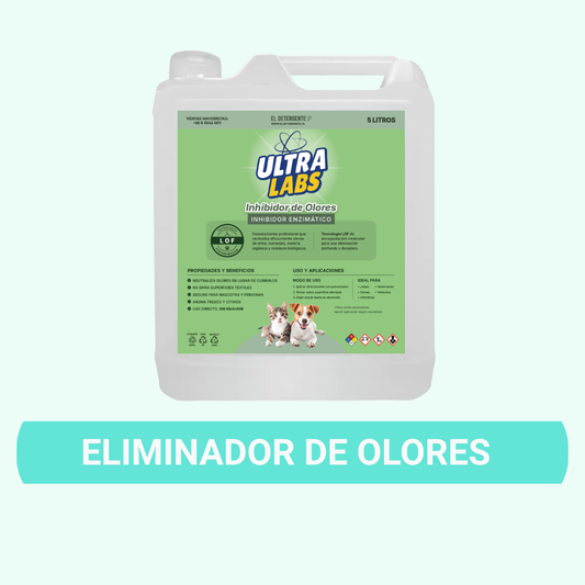 Inhibidor de Olores  5L Ultra Labs (apto para mascotas)