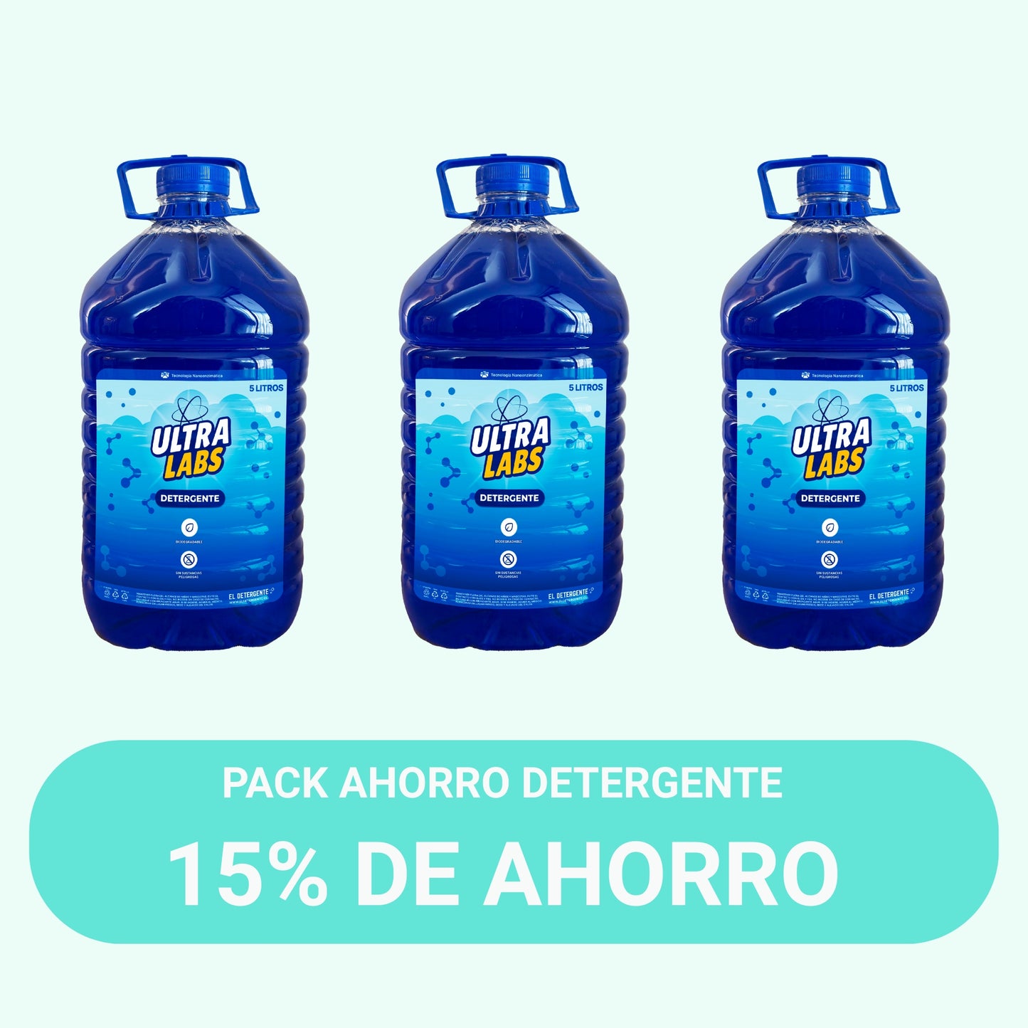 Pack Detergente 15L Ultra Labs