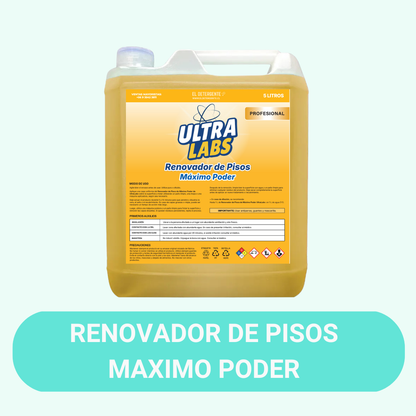 Renovador de Pisos MAXIMO PODER 5 Litros Ultra Labs