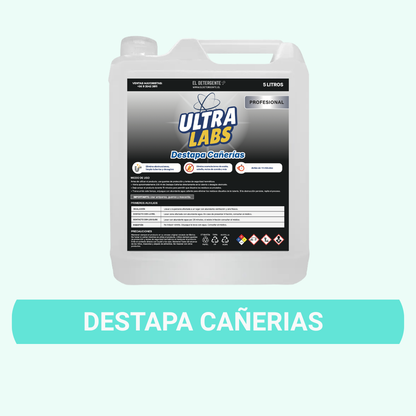 Destapa Cañerias 5 Litros Ultra Labs