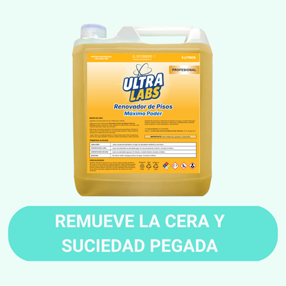 Renovador de Pisos MAXIMO PODER 5 Litros Ultra Labs