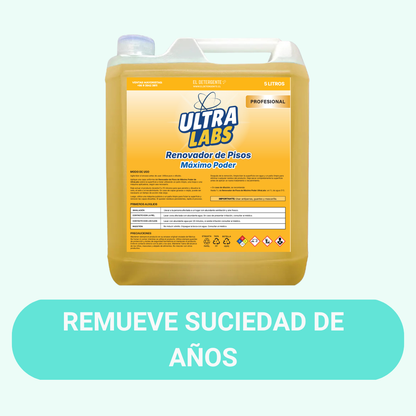 Renovador de Pisos MAXIMO PODER 5 Litros Ultra Labs
