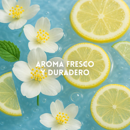 Detergente con aroma fresco y duradero