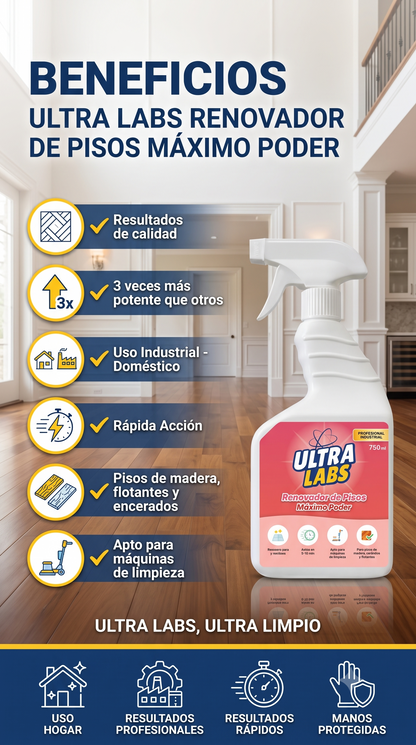 Renovador de Pisos Maximo Poder 750cc Ultra Labs