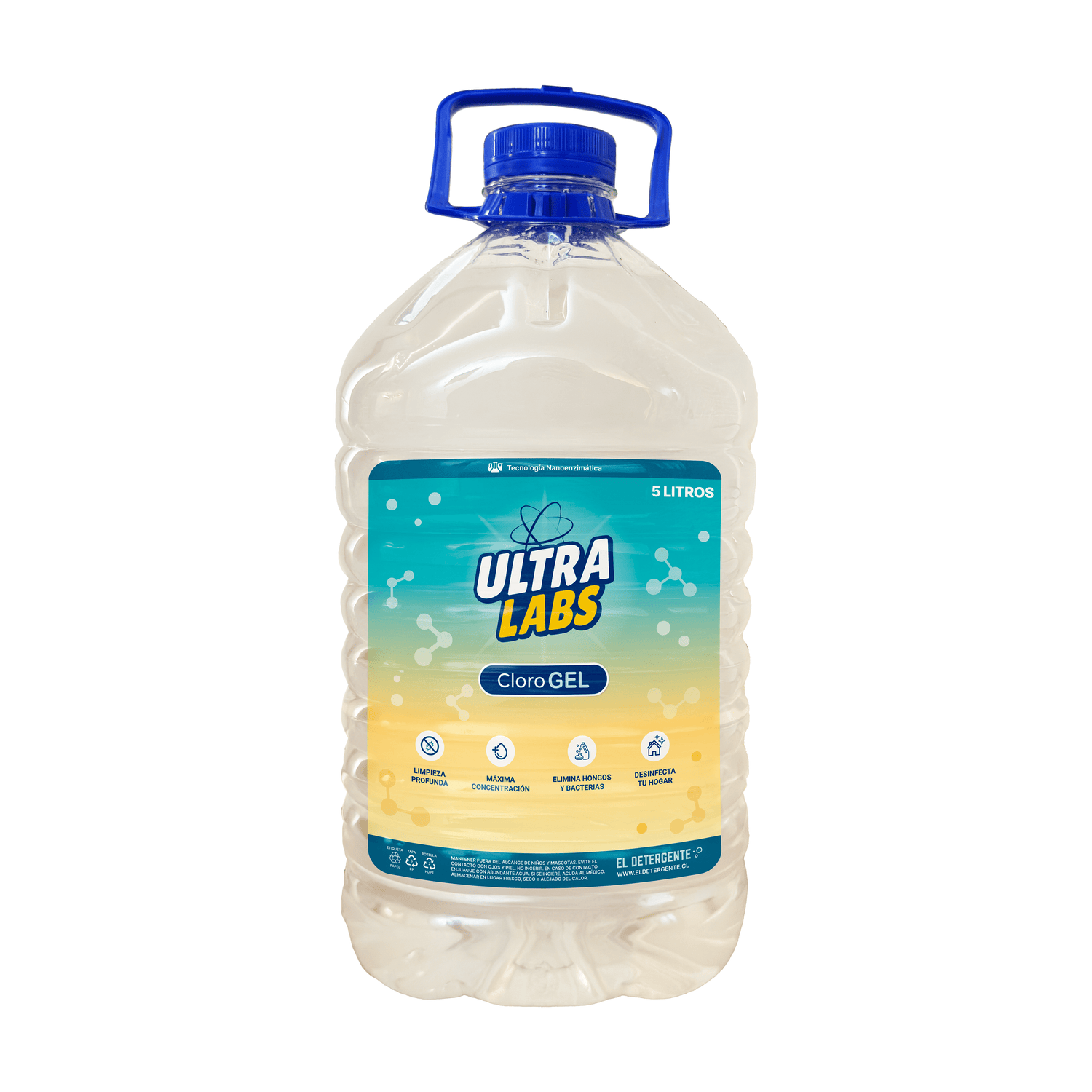 Pack Hogar 2 - Detergente - Cloro - Lavalozas - Suavizante - El Detergente