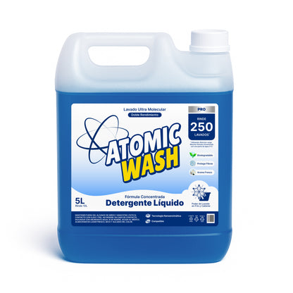 Detergente concentrado 5 Litros Profesional Atomic Wash