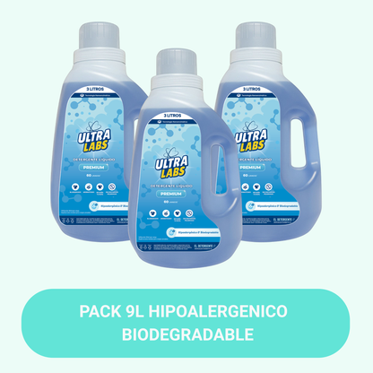 Pack Detergente 9L Ultra Labs Premium