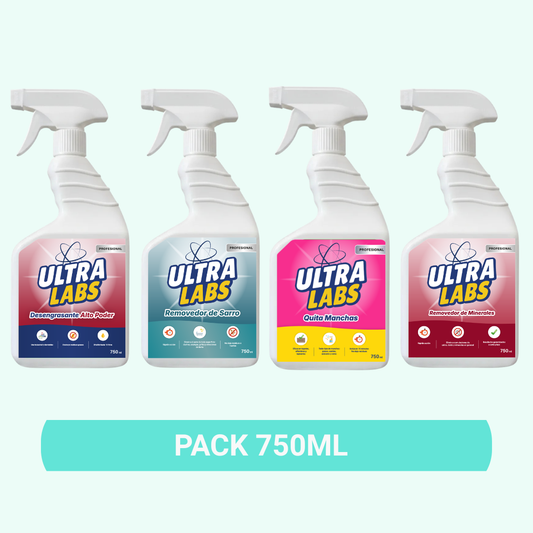 Pack 750cc Desengrasante - Quita Manchas - Removedor de Sarro - Removedor de Minerales