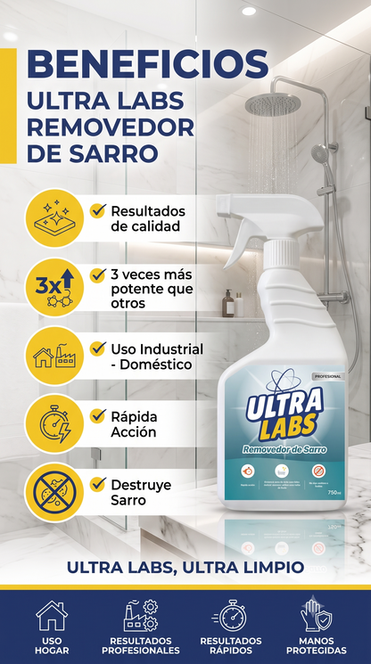 Pack 750cc Desengrasante - Quita Manchas - Removedor de Sarro - Removedor de Minerales - Limpiavidrios