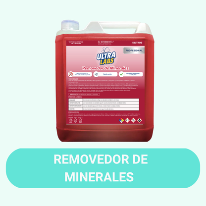 Removedor de Minerales - Oxido - Calcio - Minerales Ultra Labs 5 Litros