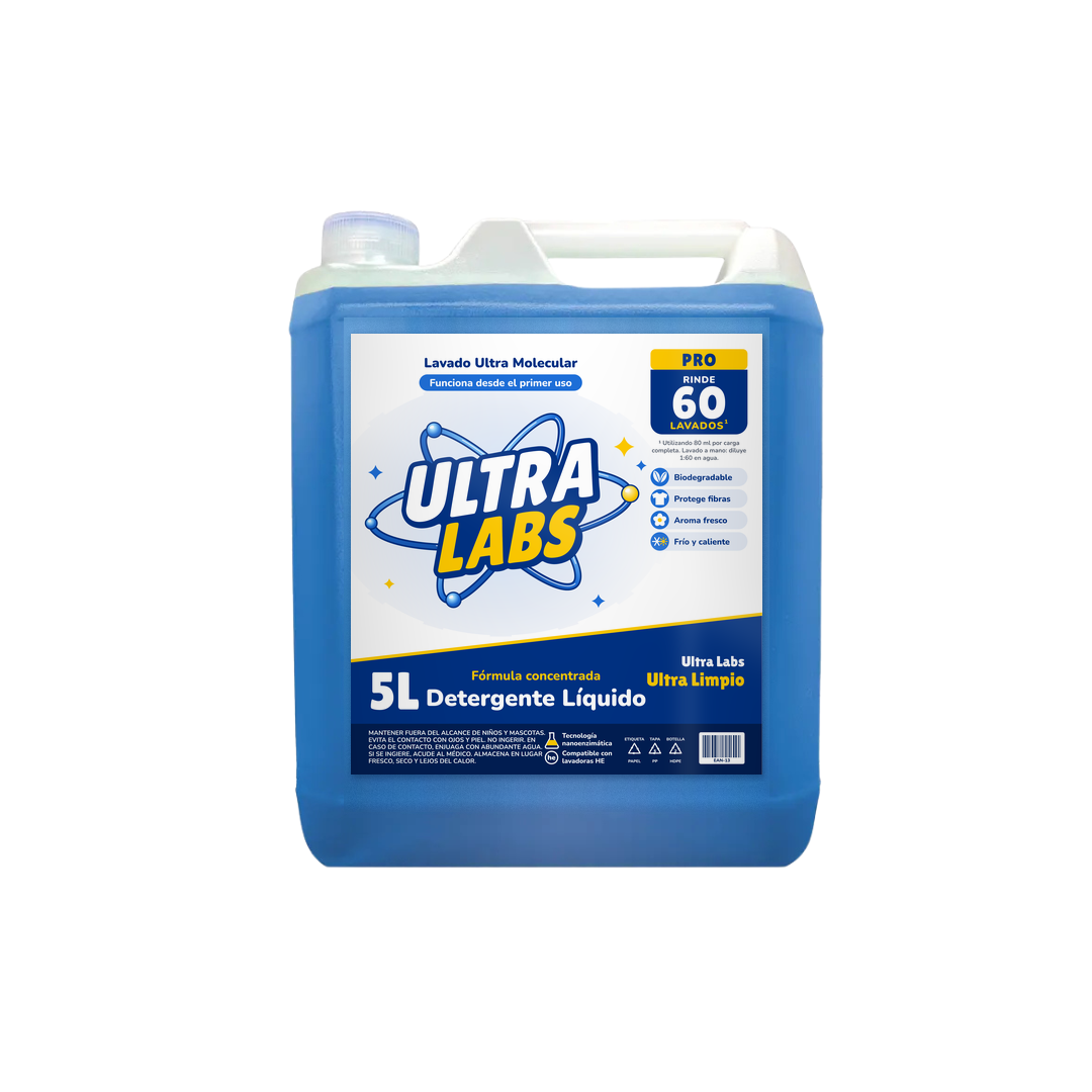 Detergente Concentrado 5L Ultra Labs Profesional