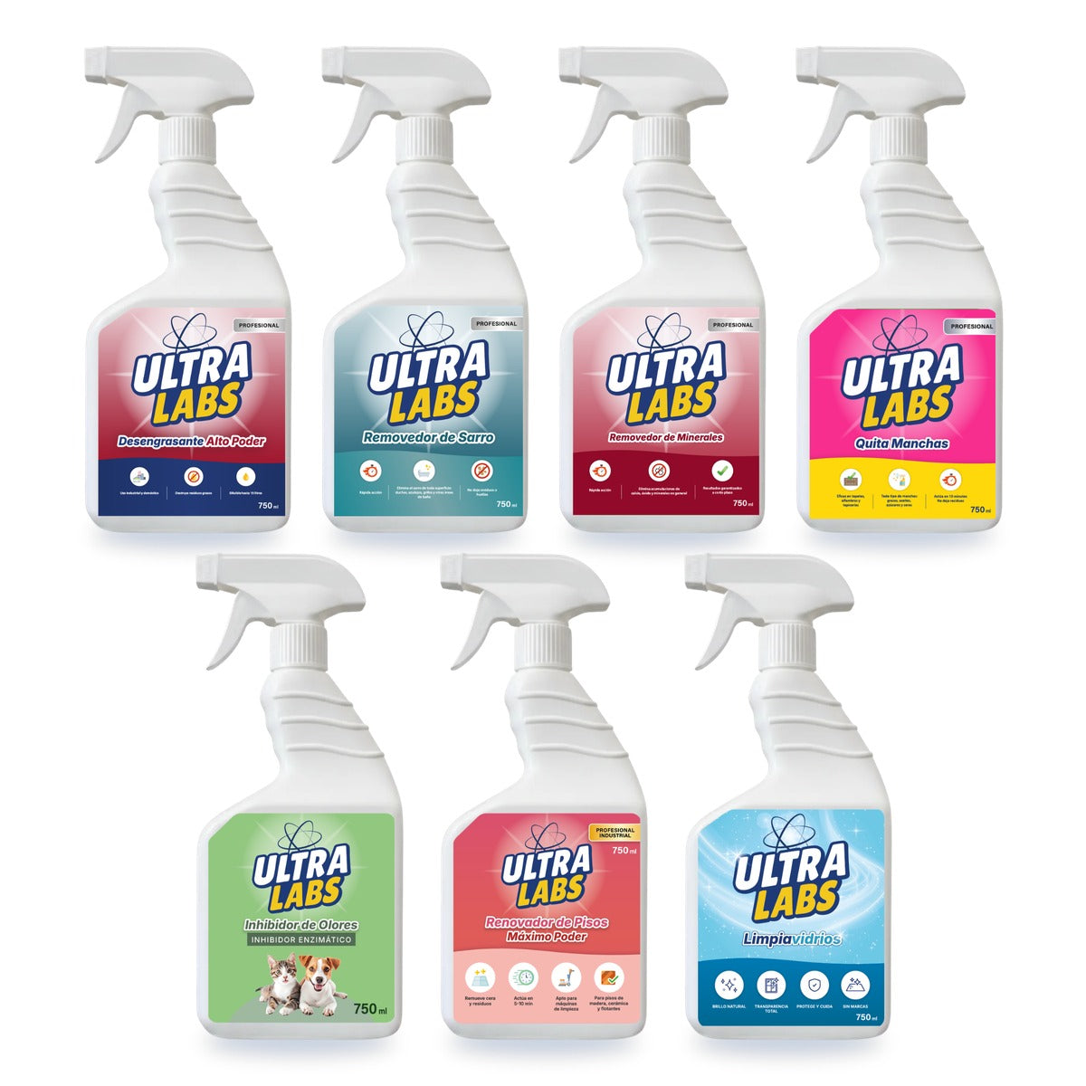 Pack Ultra Labs Esencial para el Hogar 750cc